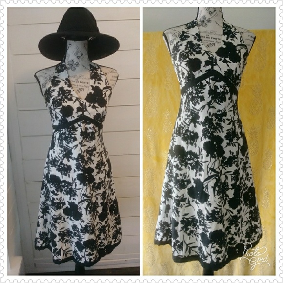 Ann Taylor Dresses & Skirts - ANN TAYLOR Petite Black/White dress